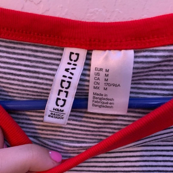 Divided Tops - H&M stripped tee